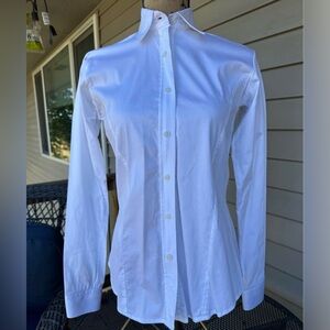 Ladies Small White Royal Highness Western Show Shirt